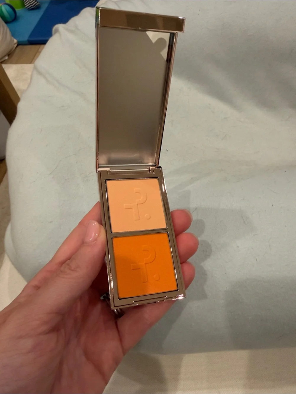 Patrick Ta transition blurring blush duo in all or nothing- tangerine! New!